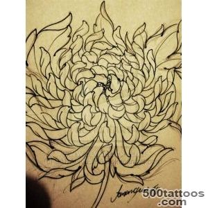 Butterfly Chrysanthemum Tattoo Design  Fresh 2016 Tattoos Ideas_36