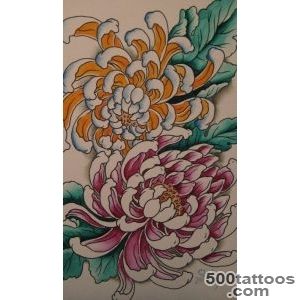 Chrysanthemum Tattoos, Designs And Ideas  Page 4_6