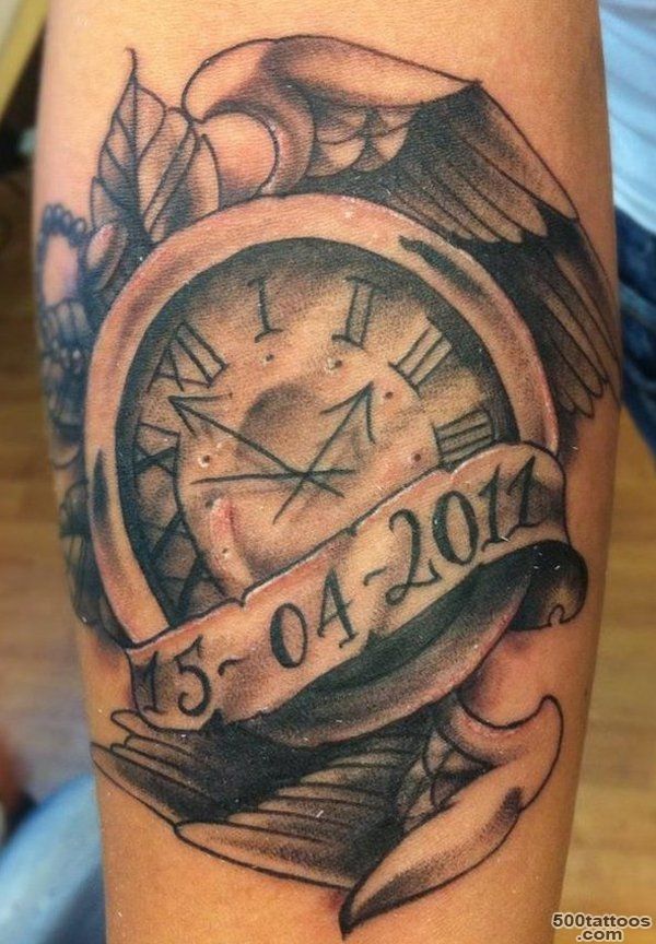 40 Awesome Watch Tattoo Designs  Art and Design_34