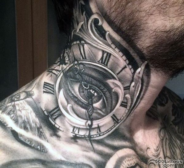 80 Clock Tattoo Designs For Men   Timeless Ink Ideas_13