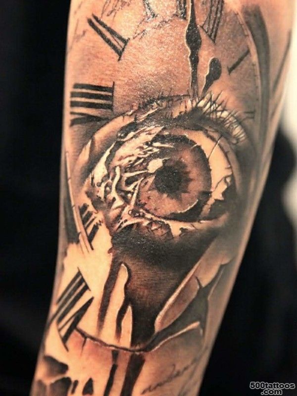 Clock Tattoo, Designs amp Ideas  Tattooshunter.com_50