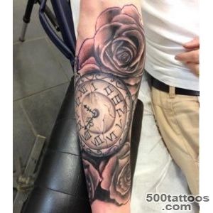 40+ Best Clock Tattoos Ideas_38
