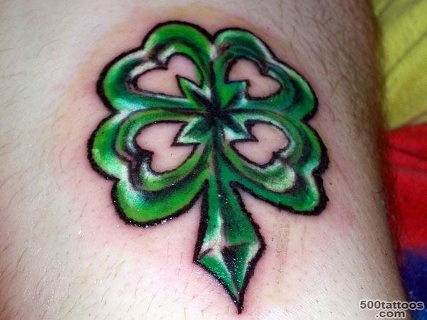 32 Unique Four Leaf Clover Tattoos   SloDive_36
