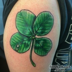 45 Cute Four Leaf Clover Tattoo Ideas and Designs   Lucky Grass_4