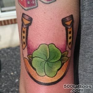45 Cute Four Leaf Clover Tattoo Ideas and Designs   Lucky Grass_14