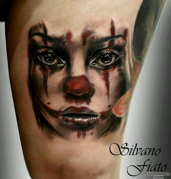 70+ Awesome Clown Tattoos_13