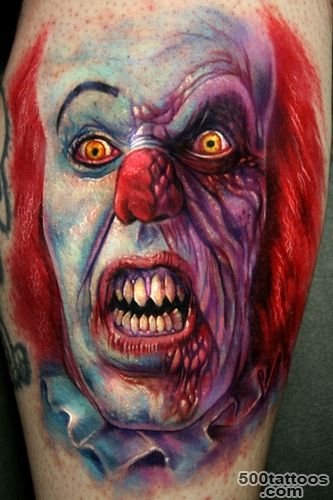70+ Awesome Clown Tattoos_15