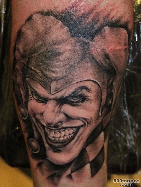 70+ Awesome Clown Tattoos_24
