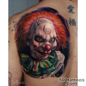 70+ Awesome Clown Tattoos_17