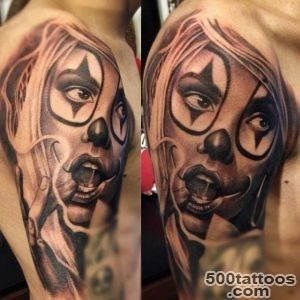 70+ Awesome Clown Tattoos_21