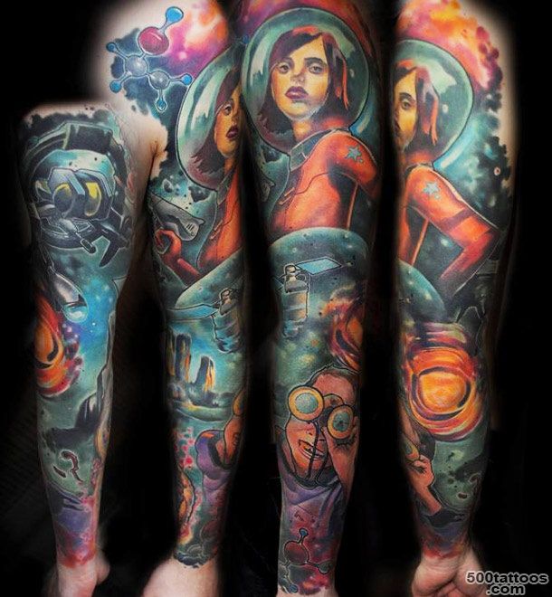 Sleeve Tattoo Designs Color   Coloring Ideas_14
