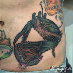 Realistic crab tattoo gray ink tattoo   Tattooimagesbiz_37