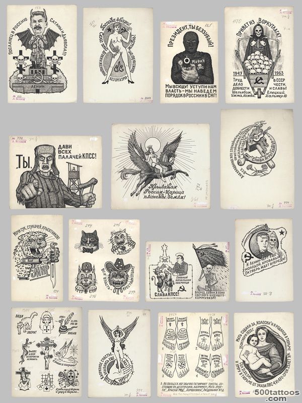 Russian Prison Tattoos, From the Russian Criminal Tattoo ..._2