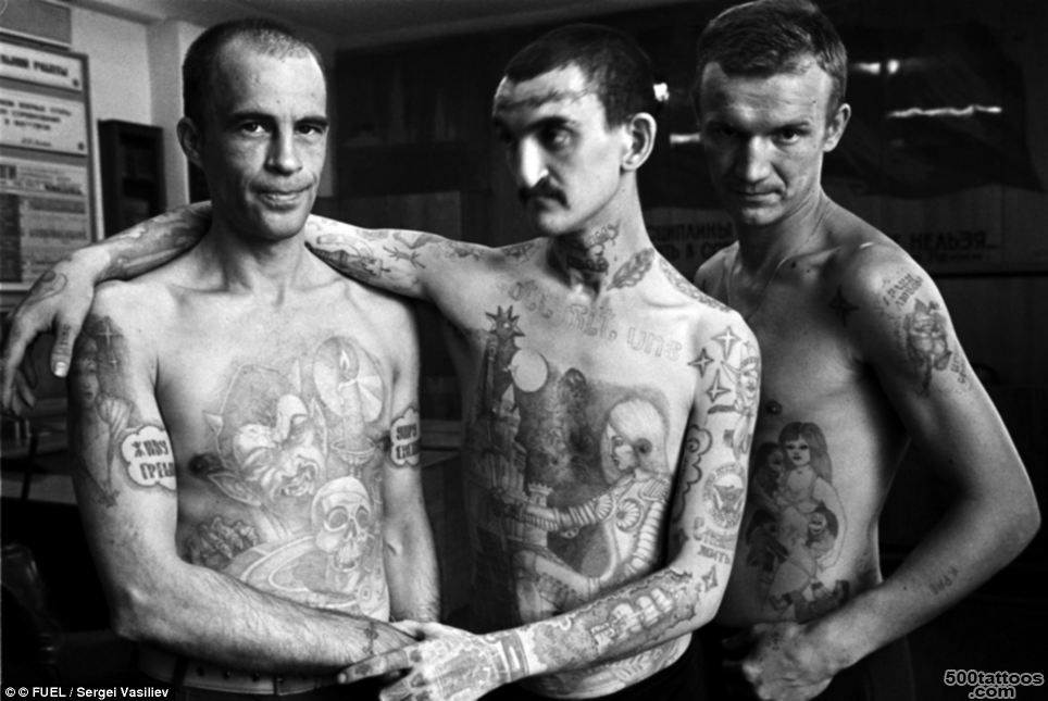 Symbols of a life of crime The fading tattoos on Russia#39s ..._46