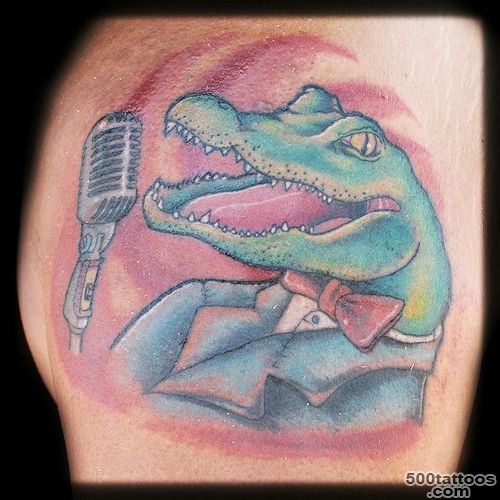 1990Tattoos Scary Crocodile Tattoos_46