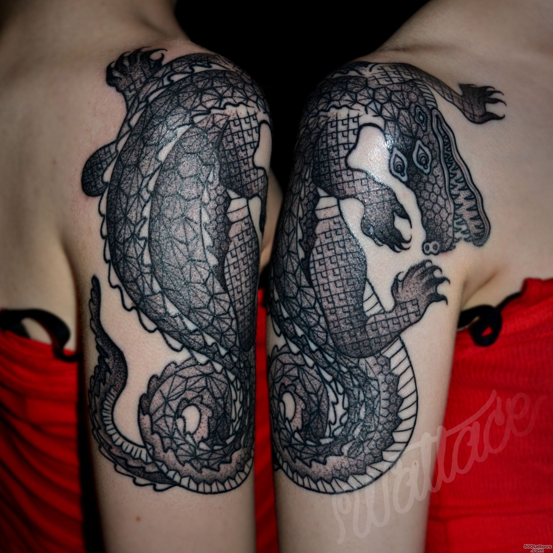 Crocodile Tattoo  RAYMOND WALLACE TATTOOING_33