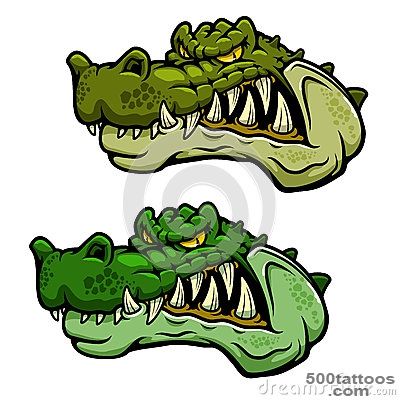 Danger Crocodile Tattoo Royalty Free Stock Photos   Image 27498618_28