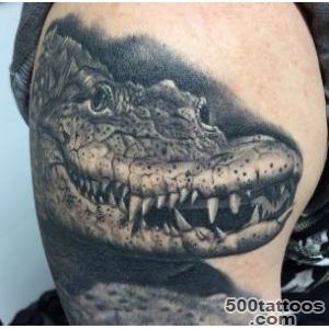 Awesome Crocodile tattoo by Bob Tyrrell!_9