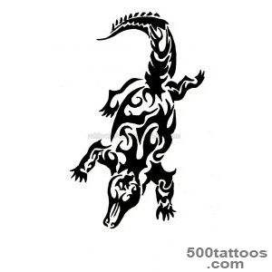 Black And Grey 3D Crocodile Tattoo On Shoulder By Stefano Alcantara_21