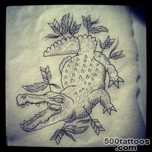 Crocodile sketch  Best tattoo ideas amp designs_45
