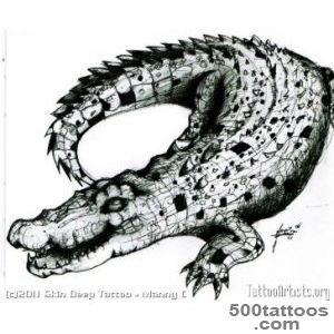 Pin Tribal Crocodile Saltwater Tattoo By on Pinterest_42