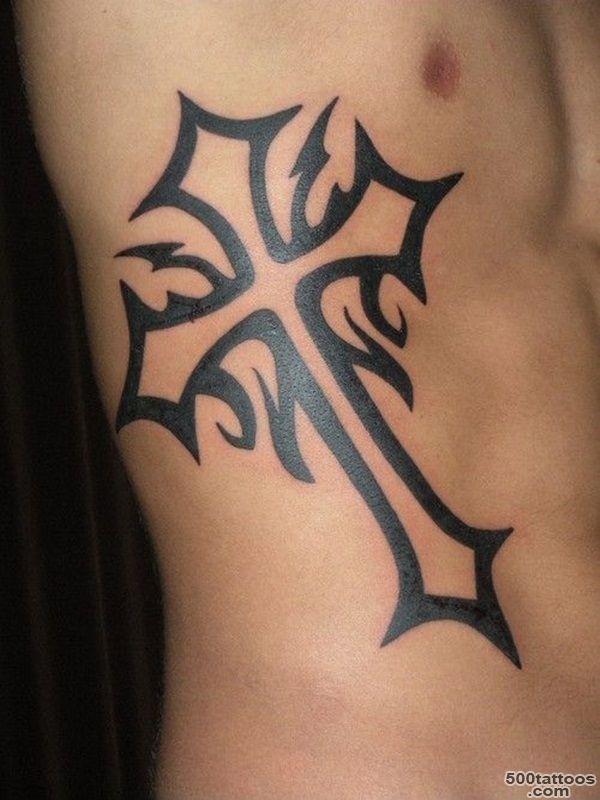 40+ Mysterious Cross Tattoo Designs   Characteristic Symbol_20