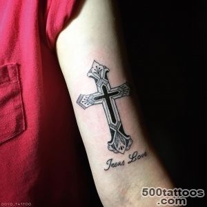 40+ Mysterious Cross Tattoo Designs   Characteristic Symbol_45