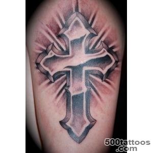 105+ Beautiful 3D Cross Tattoo_23