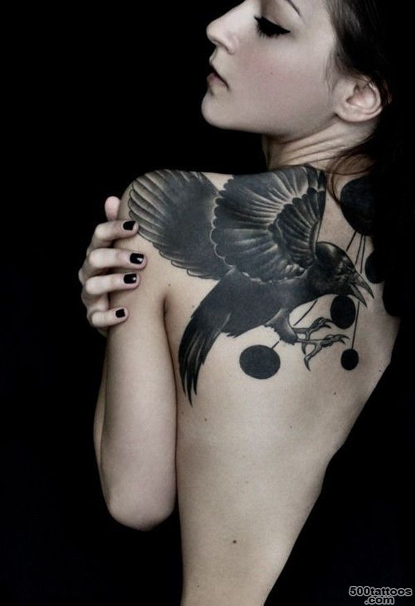 150 Amazing Crow amp Raven Tattoos and Meanings   2016_23