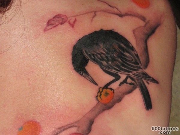 150 Amazing Crow amp Raven Tattoos and Meanings   2016_34