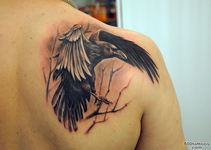 crow raven tattoo design  ..._8