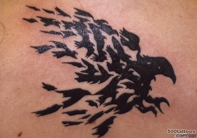 Raven amp Crow Tattoos   Aves Noir  Aves Noir_12