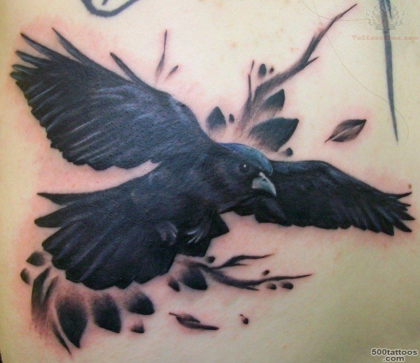 Wonderful Crow Tattoo On Shoulder  Fresh 2016 Tattoos Ideas_50