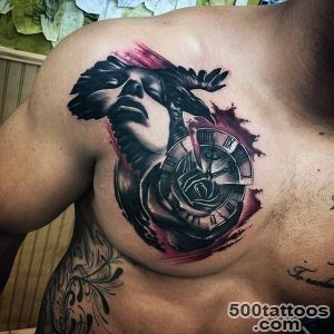 100 Crow Tattoo Designs For Men   Black Bird Ink Ideas_49