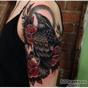 crow raven tattoo design  _6