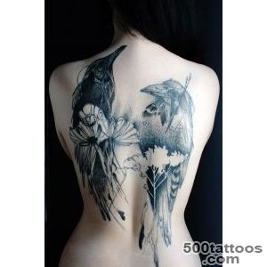 crow raven tattoo design  _16