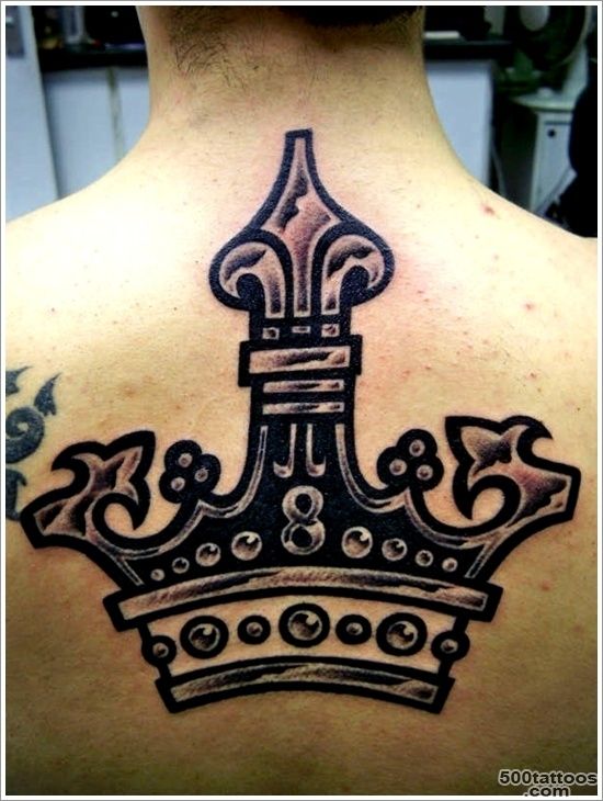 40 Glorious Crown Tattoos and Meanings_21