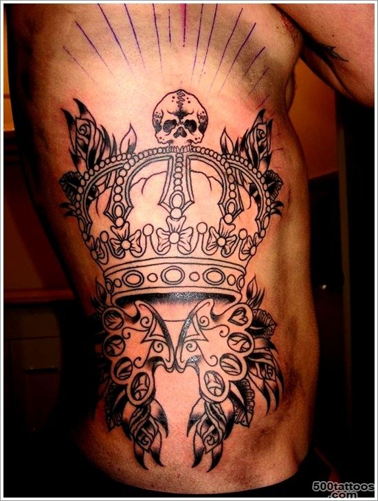40 Glorious Crown Tattoos and Meanings_31