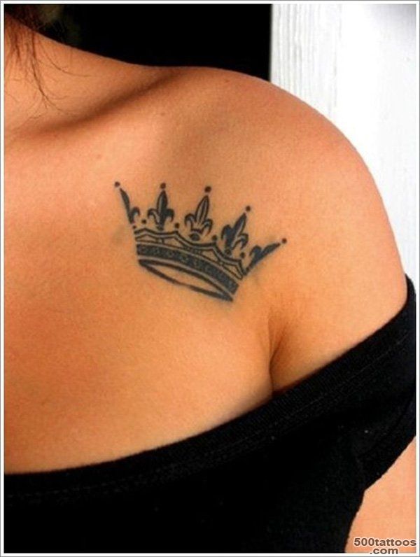50 Meaningful Crown Tattoos  Art and Design_8