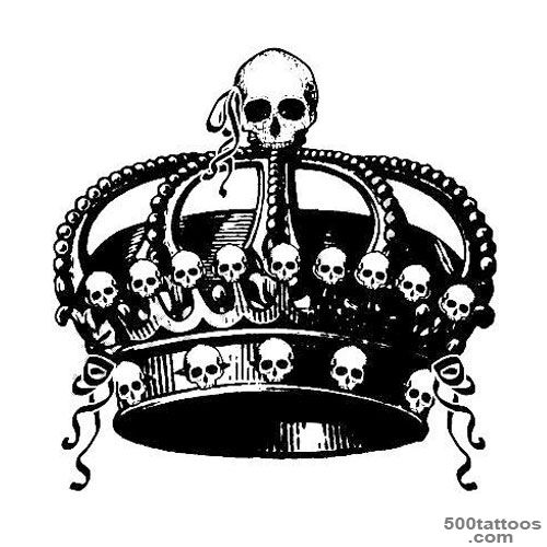 Skull Crown Tattoo Designs  Tattoobite.com_43