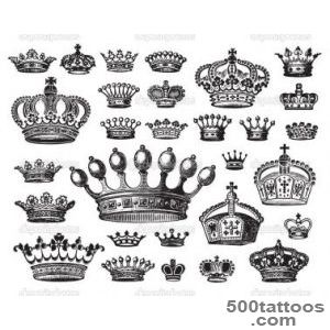 32+ King Crown Tattoos Designs_10
