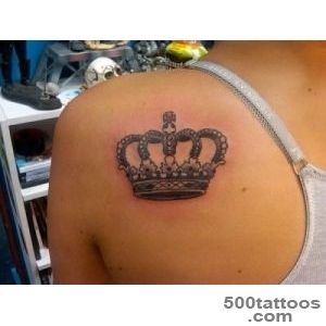 50 Meaningful Crown Tattoos  Art and Design_29