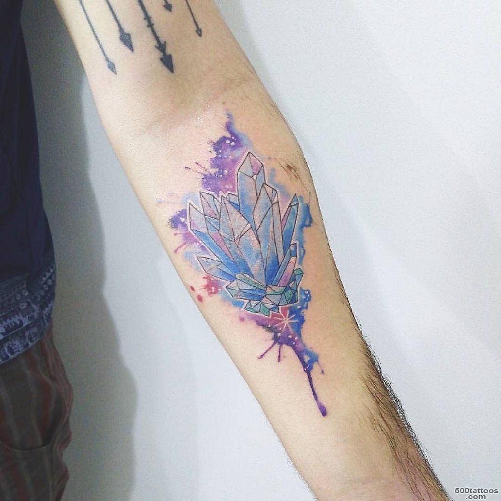Cristal de Lucas emanando boas vibra??es. #Crystal #Tattoo…  Flickr_3