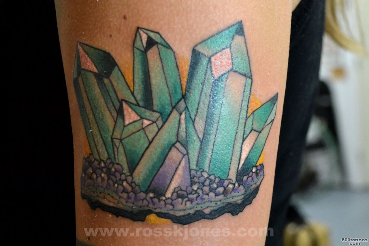 Crystal power tattoo by Ross K Jones 2013 ...  Ross K. Jones_28