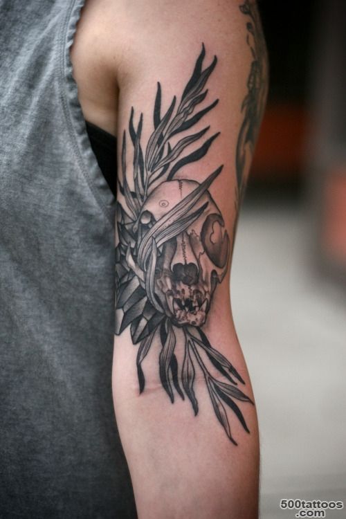 skull and crystal tattoo  Tumblr_39