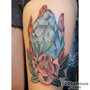 49 Сrystal Tattoos   Meanings, Photos, Designs for men and women_26
