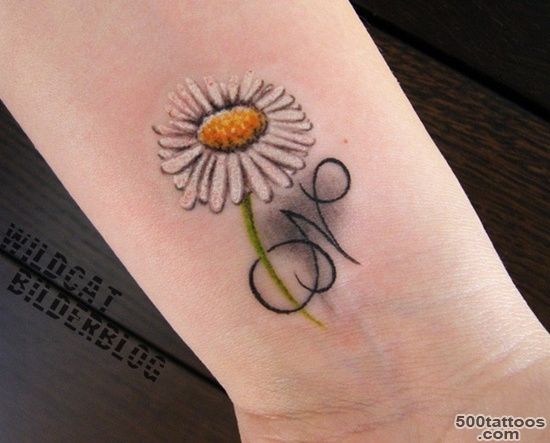 30 Beautiful Daisy Tattoo Designs_1