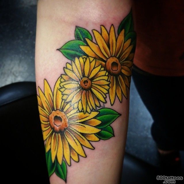 30 Nice Daisy Flower Tattoo Designs amp Meaning_8