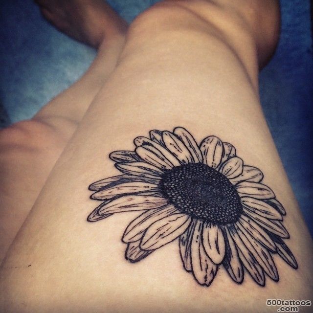 Daisy flower tattoo on thigh  Tattoos  Tattoo Pictures  Culture ..._32