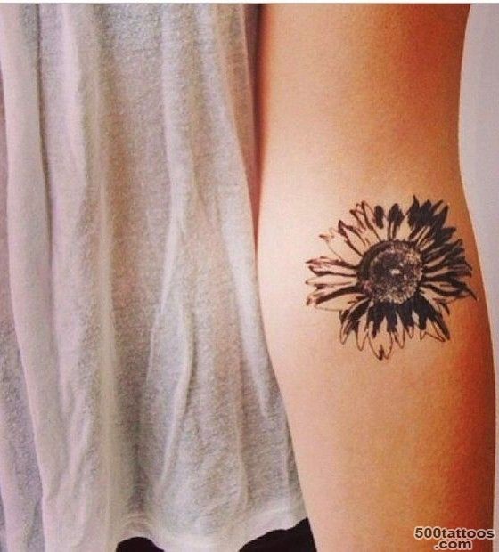 Exciting Beautiful Arm Daisy Tattoo Flower Tattoos Design August 2016_38